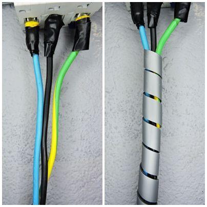 Organização de fios e cabos Organização de fios e cabos