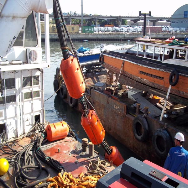 Flutuador para mangote marítimo Flutuador para mangote marítimo