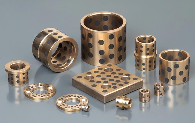 Tarugo de teflon com bronze Tarugo de teflon com bronze