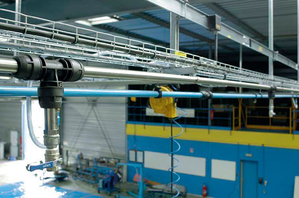 Tubulação de alumínio para ar comprimido Tubulação de alumínio para ar comprimido